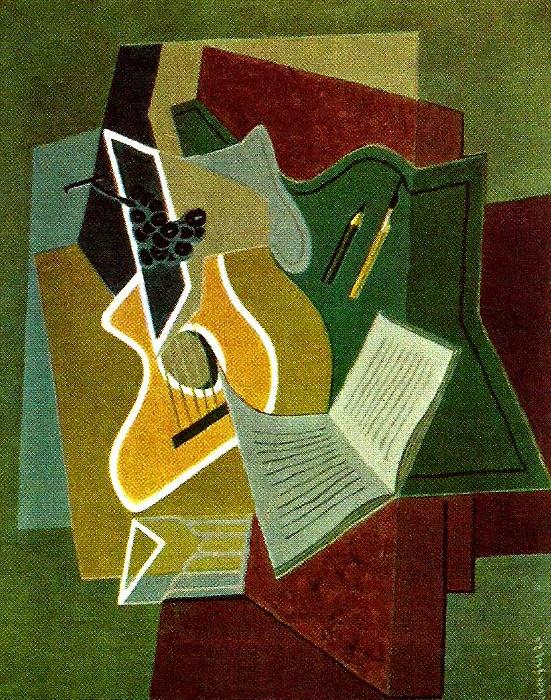 Juan Gris gitarren oil painting image